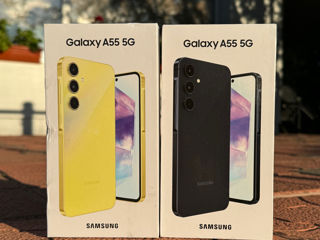 Samsung Galaxy A55 5G Black & Yellow 8/256Gb Sigilate!