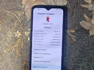 Продам Samsung a 32 в хорошем состоянии на 128 gb +чехол foto 3