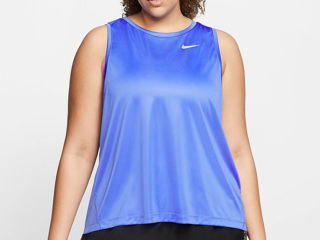 Maiou Nike pt femei ! Nou! Nike Miler Women's Running Tank Blue Av7919-500