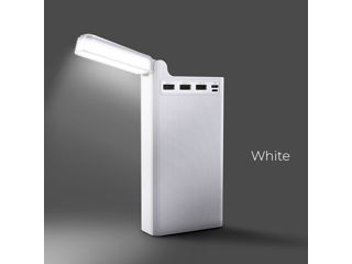 Power Bank Hoco J62 30 000LED-lampa alb foto 4