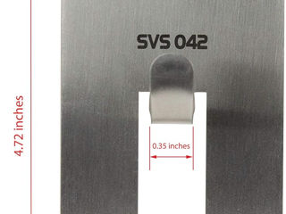 System X Storage SVS 042-3 Короткий одинарный крючок из нержавеющей стали foto 4