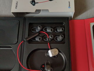 Беспроводные bluetooth наушники Meizu EP-51 Sports Earphone (Red)  Состояние хорошее.   цена 350 лей foto 2
