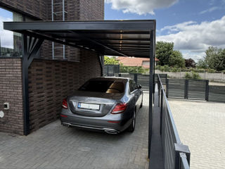 Copertină auto din metal cu acoperiș din policarbonat – calitate premium foto 5