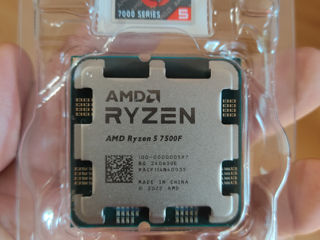 Ryzen 5 7500F (3.7-5.0GHz, 6C/12T, L2 6MB, L3 32MB, 5nm, 65W), Socket AM5 Tray foto 1