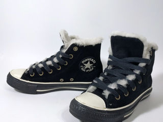 Converse * All Star. Оригинальные Кеды. Натуральная Кожа. Натуральный Мех. Размер 37 foto 4