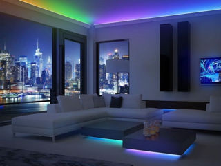 Светодиодная лента COB RGB, panlight, светодиодное освещение, контроллер RGB Tuya Smart Wi-Fi foto 14