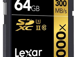 Lexar SDXC 64GB 2000x UHS-II 300МБ/с с ридером UHS-II Reader (U3, Class 10) LSD64GCRBNA foto 4