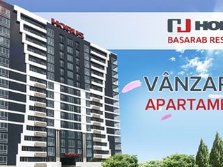 Apartament cu 3 odăi în sectorul Riscani, Str. Matei Basarab. Horus! 96,37 m2 foto 3