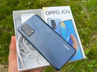 Vând oppo a74 cu tot complectul , 128 gb