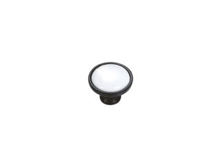 Maner pentru mobila Maner G0759 Knob White+Black