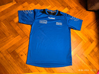 Hummel спортивная синтетическая футболка foto 9