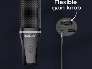 Zealsound RGB USB Condenser Gaming Microphone foto 7