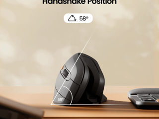 Вертикальная Bluetooth Ergonomic Vertical Mouse  ProtoArc em11 nl foto 6