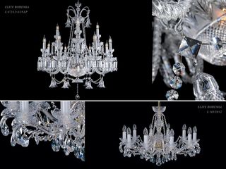 Lustre de cristal Elite Bohemia din Cehia foto 9