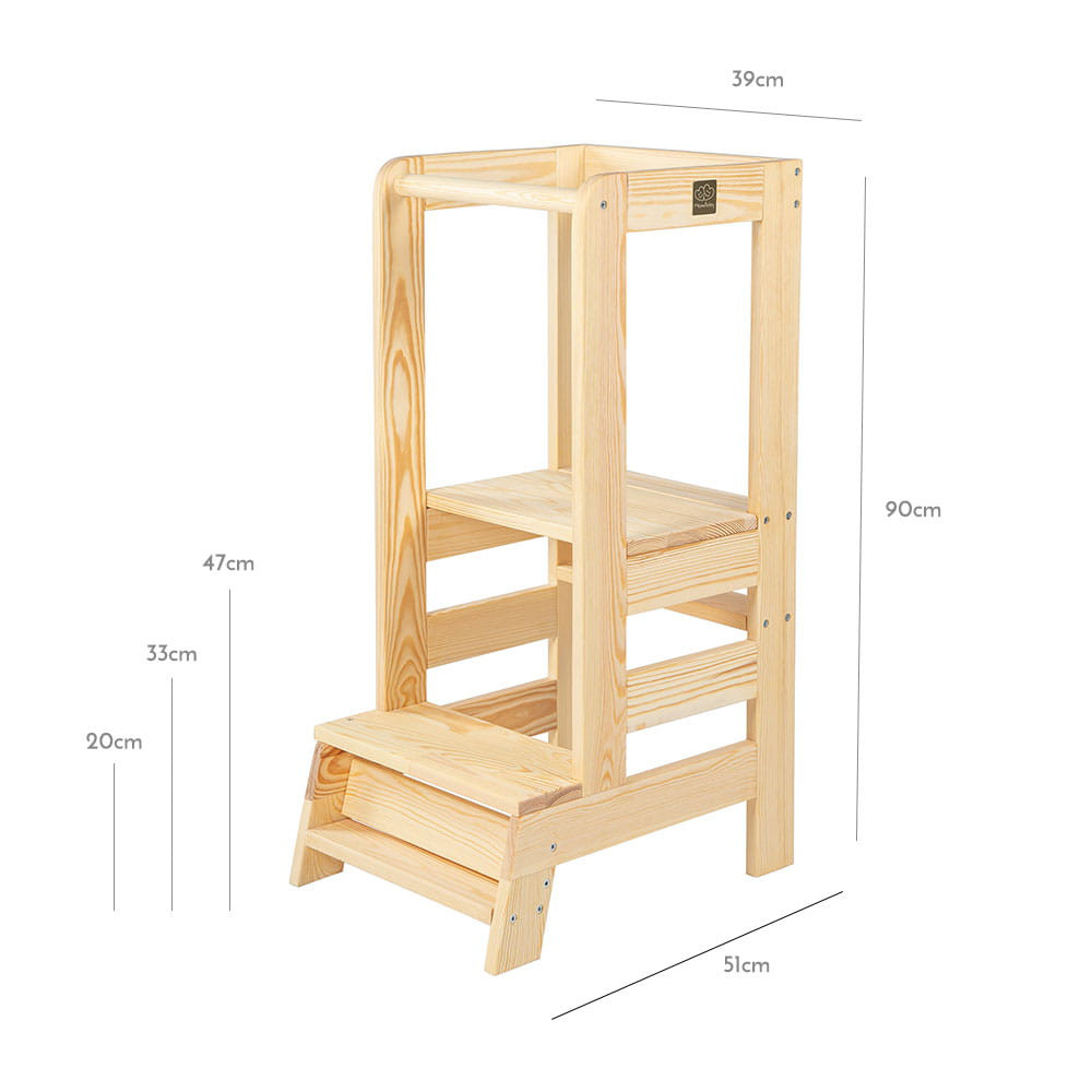 Turn montessori Natural Wood/  Башня Mонтессори foto 6