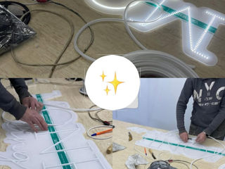 Вывески из Светодиодной Ленты для Рекламы Бизнесов фото 1