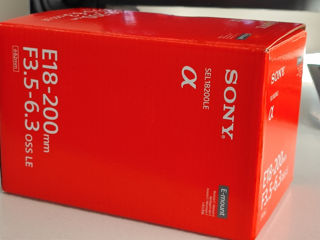 Sony 18-200mm f/3.5-6.3, Nou, Sigilat!