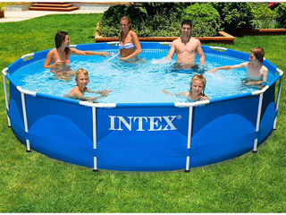 Piscina Intex cu pompa de filtrare si scara 366х99сm, 8592L foto 6