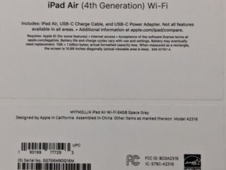 Tablette Apple iPad Air 4 (2020) Wi-Fi 64 Go 10.9 foto 3