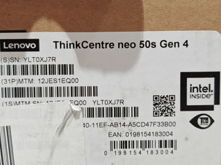 ThinkCentre Neo 50s Gen 4 Intel i3 13th gen SFF 16GB DDR4 512gb nVme ThinkVision E24-30 IPS 100HZ foto 4