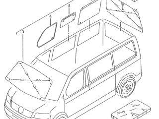 Шторки на окна для volkswagen transporter 2017