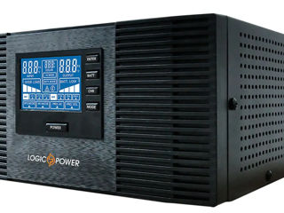 ИБП / UPS Logicpower LPM-PSW-1500 12В (1050 Вт), для котла, чистая синусоида foto 2