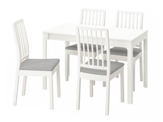 Set Ikea masă cu patru scaune moi foto 2
