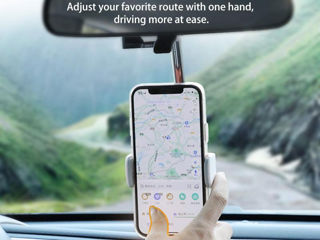 Держатель телефона. Автомобильный с креплением на зеркало заднего вида. С вращением на 360 градусов. foto 10