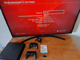 PS4 slim-Прошитая + джостики foto 2