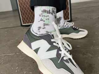 New Balance 327 Grey/Green Women's foto 5