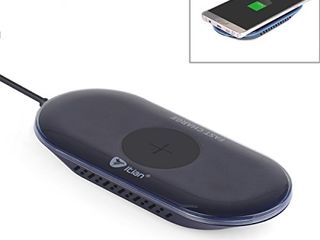 Incarcator fara fir qi wireless fast charger беспроводная зарядка iPhone 8 8 Plus iX Samsung foto 7