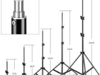 Lampă Circulară 45 cm+ Stativ  2,1 m + 3 Suporturi  Telefon foto 8