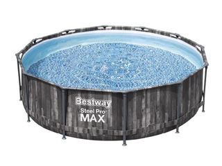 Piscină de vara Steel Pro Max 366х100 cm, 9150 L, cadru metalic, cu pompă de filtrare