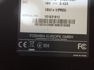 Продам ноутбук Toshiba satelite L50 Процесор Intel Core i7-4510U (2.0 ГГц-3.1 ГГц, 4Мб Cache) foto 4