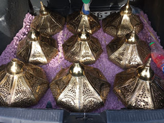 Арабские подвесные фонари потолочные восточные светильники; медные.