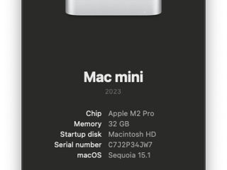 Mac mini M2 Pro, 12-core CPU, 19-core GPU, 32GB, 1TB foto 2