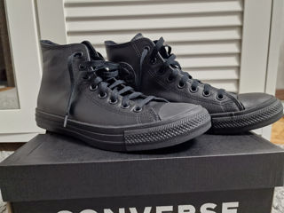 Converse Chuck Taylor All Star Black Leather foto 1
