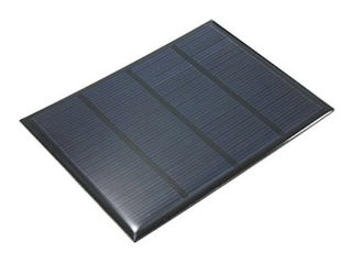 Солнечная панель 12v.-3w. для зарядки 12v. аккумуляторов с конвертором USB-для зарядки моб. телефона