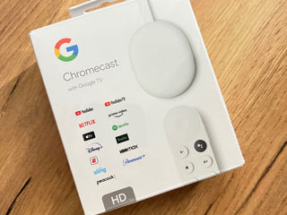 Chromecast with Google Android TV  HD.  Cutie sigilata.