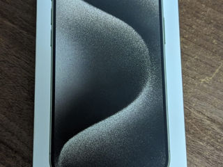 iPhone 15 Pro Natural Titanium Nou Sigilat 128 GB varianta cu SIM normala