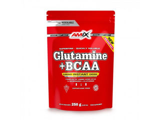 Аминокислоты AMIX Glutamine + BCAA 250 gr. foto 1
