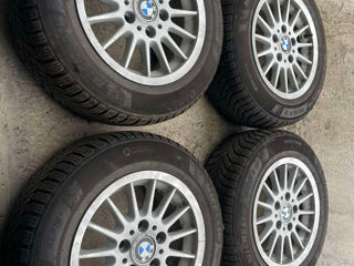  Jante Originale BMW , R 15 , E 36.+Anvelope Michelin Alpin 6 foto 0