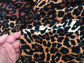 Halat cu desen leopard, ușurel și cald, bumbac, merge la toate mărimile, este lung, 120 cm, 150 lei. foto 6