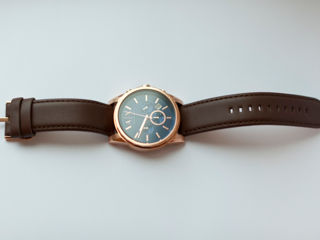 Armani Exchange Mens Blue Rose Gold Chronograph foto 3