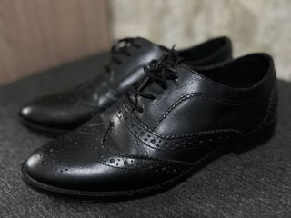 Pantofi Brogue din piele naturală