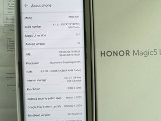 Honor Magic5 Lite 8/256 gb в идеальном состоянии