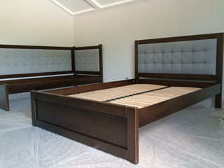 Paturi din lemn la comandă, cu sau fără spațiu de depozitare foto 6