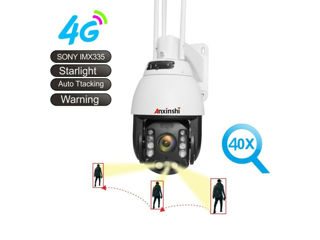ИП камеры по самым низким ценам, camera IP 5Mp 4G SIM x36 Zoom Robot