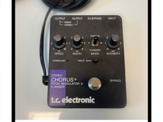T.C.Electronic Stereo Chorus+Pitch modulator&Flanger foto 1