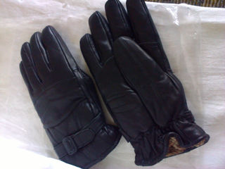 Mănuși /перчатки/ din piele natuarală, de iarnă, pentru bărbați